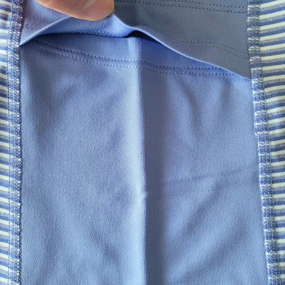 NWT Cutter & Buck Forge Half-Zip Stripe Top Size XXL Hyacinth White Golf Tennis - Picture 5 of 10